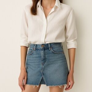 Forever 21 Denim Micro Mini Skirt 5 ASO Vampire Diaries Button Bikini Coverup 30